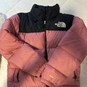 North Face pink Puffer Jacket
